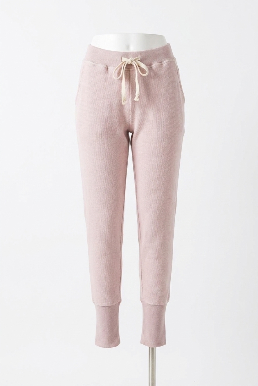 NEW AMPERSAND AVE waffle knit jogger in blush